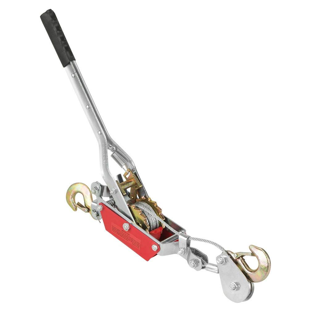 Come Along Cable Puller Hand Winch, Dual Gear Power