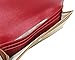 Michael Kors Jet Set Travel Flat Saffiano Leather Wallet Luggage/Cherry