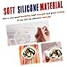 DBEAZZT Silicone Seal Bowl Covers and Food Stretch Lids Reusable Keep Food Fresh Plastic Wrap for Environmental Kitchen Tools [4PCS] 2PCS- 6.3inx6.3in, 2PCS- 7.8inx7.8in