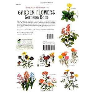 Garden Flowers Coloring Book (Dover Nature Coloring Book)