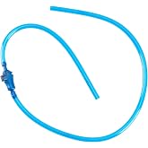 Gregory Hydration Quick-Disconnect Kit, Optic Blue | 37.5" / 95.25 cm length of 0.25" / 0.635 cm inner diameter, Cut hose, insert coupling between the reservoir