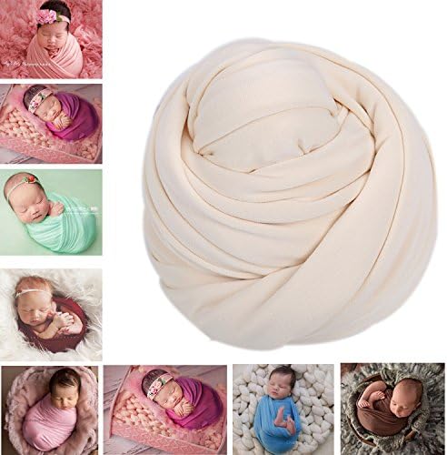 Newborn Photography Props Boys Baby Girls Photo Outfits Soft Stretchy Wrap Blanket Swaddle Backdrops for Photo Shoot