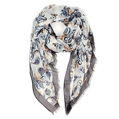 Scarves for Women: Lightweight Boho Chic Floral Chintz Fashion shawl by MIMOSITO Scarves for Women: Lightweight Boho Chic Floral Chintz Fashion shawl by MIMOSITO