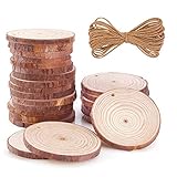 Natural Wood Slices 35 Pcs 2.4