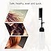 Hair Dye Bottle Comb Salon Applicator for Hair Coloring, Highlighting, Balayage, Microbraiding & More Black