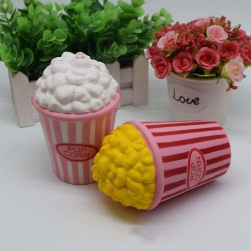 Corcrest(TM) Jumbo Squeeze Stress Stretch Squishy Popcorn Cream Scented Slow Rising Fun Plush Kids Toy