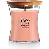 WoodWick Manuka Nectar Scented Medium Hourglass Candle, Crackles as it Burns, Great for Gifting, 9.7oz