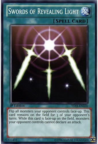 YuGiOh : YSYR-EN026 Unlimited Ed Swords of Revealing Light Common Card - ( Yu-Gi-Oh! Single Card )