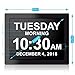 American Lifetime [Newest Version] Day Clock - Extra Large Impaired Vision Digital Clock with Battery Backup & 5 Alarm Options