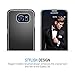 Galaxy S6 Case, TETHYS [Artisan Cases] Samsung Galaxy S6 Case Protective Slim Cases with Anti-Scratch Protection Metallic Design [Slim-Fit] S6 Cover for Galaxy S6 (2015) - Black