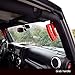 ICARS Red Front Aluminum Grab Handles for 2007-2018 JK JKU Jeep Wrangler Rubicon Sahara Sport Unlimited Accessories (Pair)