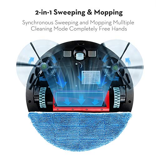 Lefant Robot Vacuum and Mop, M501A Robotic Vacuums Cleaner, WiFi