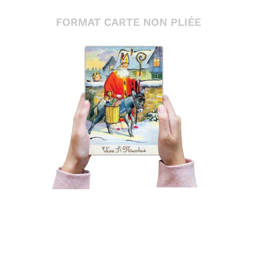 Carte Saint Nicolas Ancienne Carte Non Pliee Lot De 16 Cartes Differentes Vintage Carte Saint Nicolas Ancienne Format Carte Non Pliee Dispo En 3 Formats Cartes Et Papier
