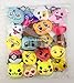 Swity Home 36 Pack Mini Emoji Plush Toy, Emoticon Toy, Mini Keychain Decorations, for Party Decoration, Party Supplies Favors, Set of 36