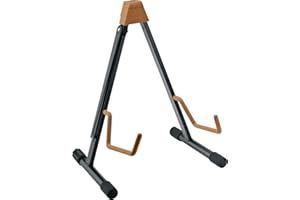 K&M Konig & Meyer 14130.000.95 Compact Cork Cello Stand | Adjustable Width | Cork Covered Arms | Bow Holder | Protective Balanced End Caps | Compact Folding Stand | German Made | Black/Cork