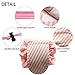 MMR Travel Cosmetic Makeup Bag Work Mat Pouch Case Storage Organizer Large Pink Stripe