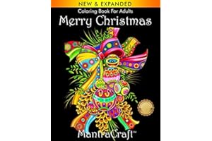 Coloring Book for Adults: Merry Christmas: Christmas Coloring Book for Adults Relaxation (MantraCraft Coloring Books)