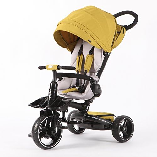 Qplay T600 YELLOW multiple function kids tricycle with Storage Bag