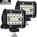 Kingopt 2x 4inch Light Bar Spot Flood Combo Beam