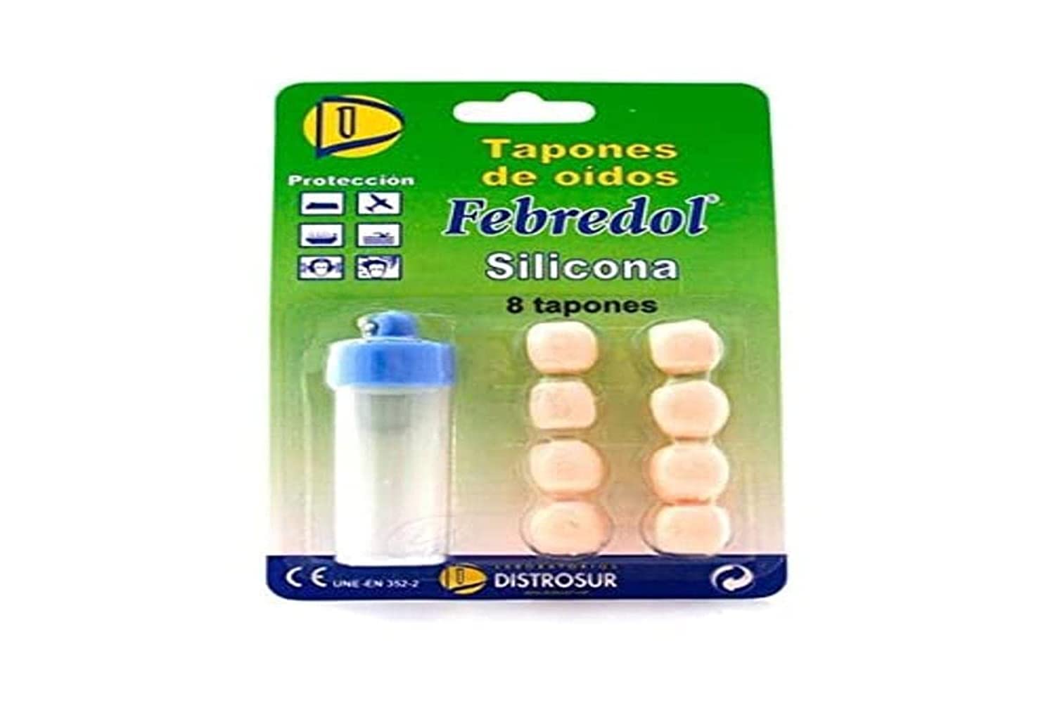 Febredoll Silicone Ear Plugs 8 Units for A2