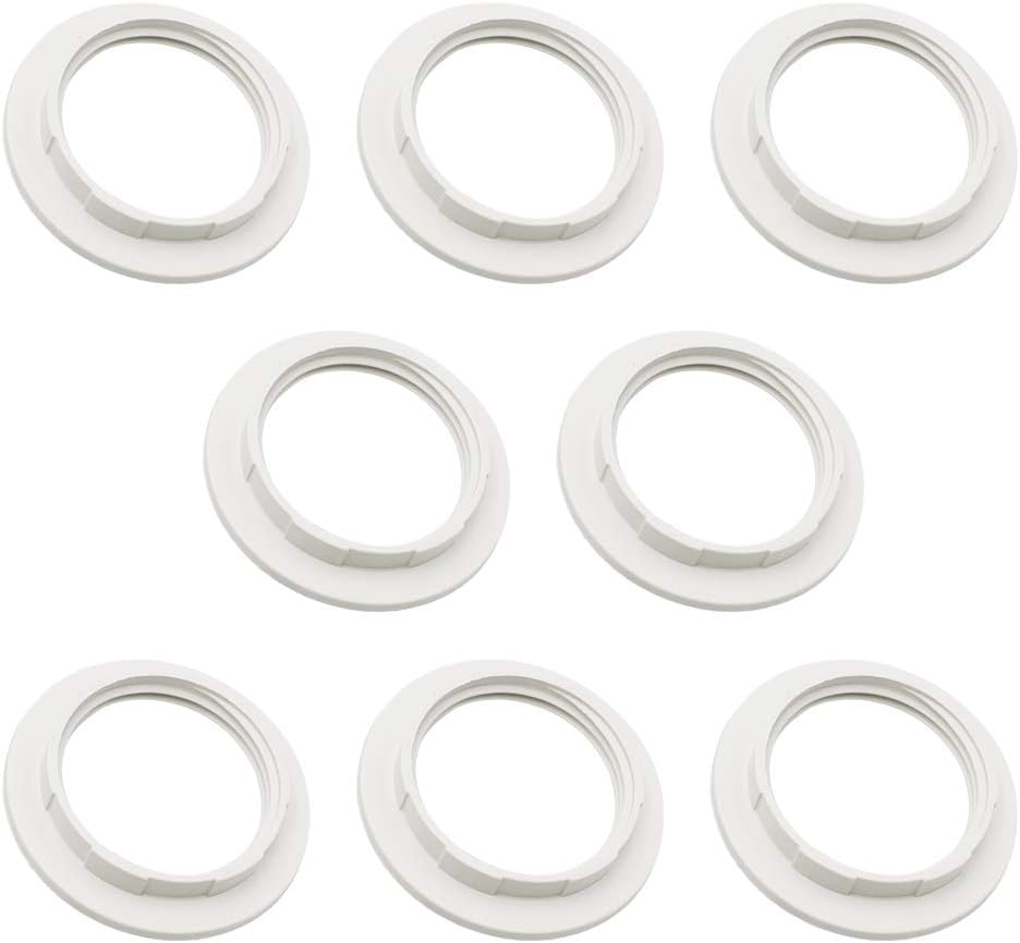 8 Pack Lamp Shade Reducer Ring Converter E27 for Lamp Holder Twist