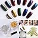 Qingsun 2pcs/set Mirror Nail Powder Chrome Nail Pigment Shining Metallic Nails
