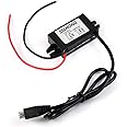 HOMREE DC-DC Converter Step Down Module 12V/24V to 5V Micro USB Output Buck Power Adapter