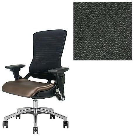 Office Master OM5 Collection OM5 BEX Ergonomic Executive Version Chair Height Adjustable Armrest Grade 1 Fabric Spice Pepper Grey 1161 Plus Free Ergonomics eBook