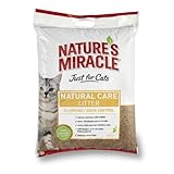 Nature's Miracle Odor Control Corn Cob Clumping Cat Litter, 18 lbs (5318)