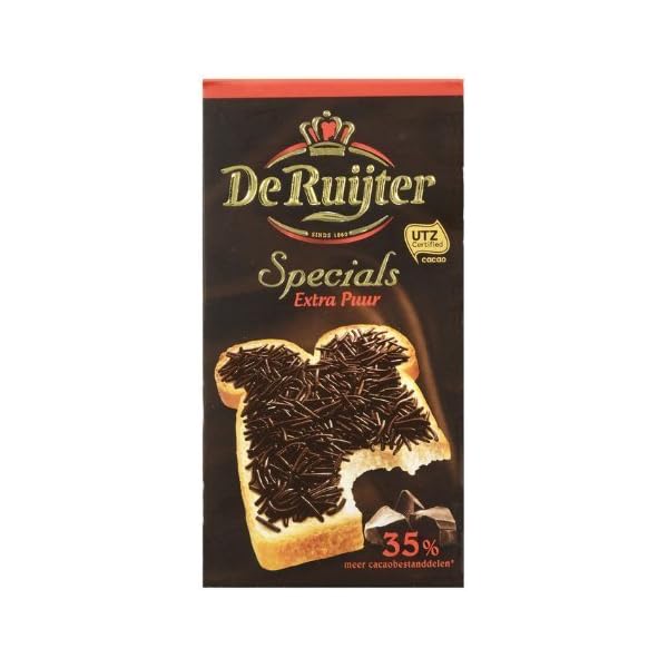2 Box De Ruijter Originals Extra Puur Hagelslag (Specails Extra Puur vol van smaak /Special Extra Dark Chocolate…