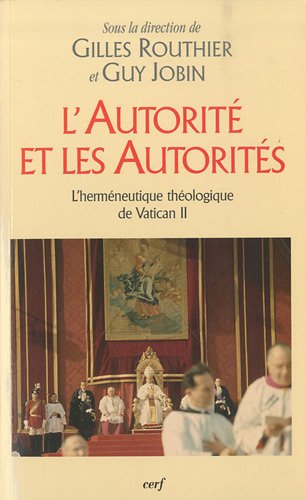 L' autorité et les autorités