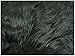 Kimiro Genuine Sheepskin Rug One Pelt Black Fur 2 X 3