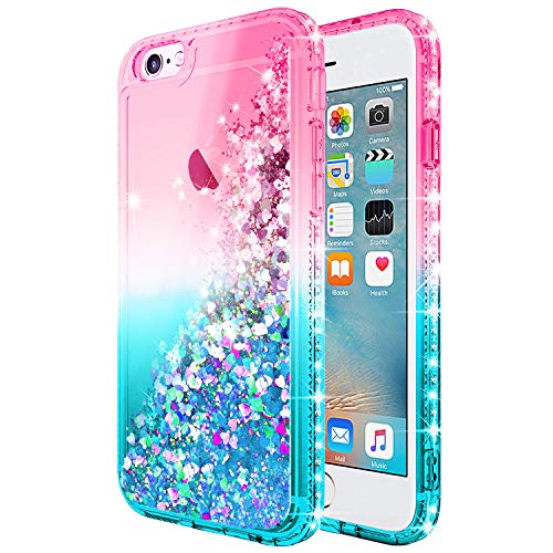 iPhone Plus Case, iPhone Plus Glitter Case w/[Screen Protector