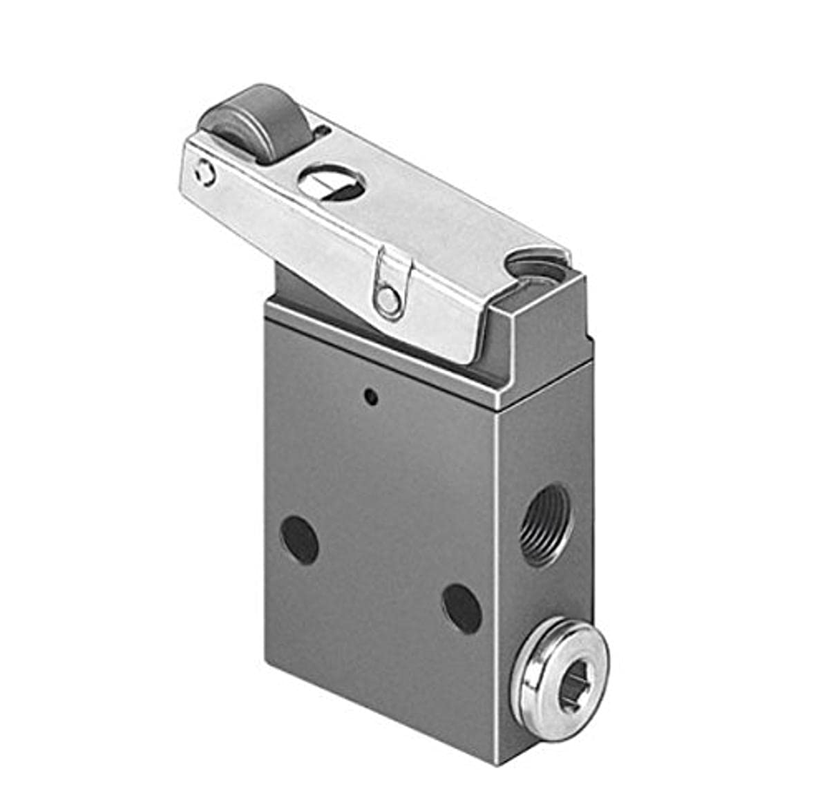 Festo RS-3-1/8 Roller Lever Valve with G1/8 Connection, 3/2 Closed, Monostable
