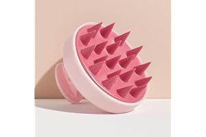 Hair Scalp Massager Shampoo Brush, Soft Silicone Scalp Scrubber Shampoo Brush for Both Wet Dry Hair, Suitable for Men & Wome(