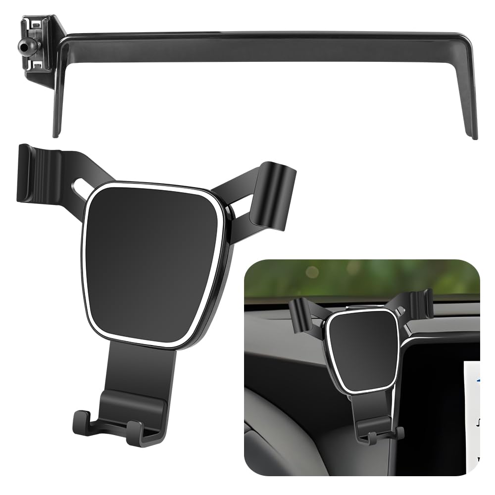 Photo 1 of LUNQIN Car Phone Holder for Toyota Grand Highlander 2024 2025 Auto Accessories Navigation Bracket Interior Screen Decoration Dash Board Mobile Cell Phone Mount case