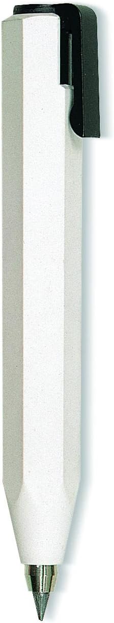Worther Shorty Mechanical Pencil White with Black Clip - 11010