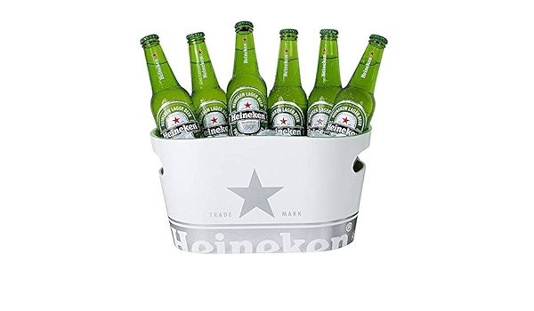 Heineken Enfriador De Botellas Unicapa - Blanco con Logotipo ...