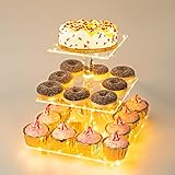 Weddingwish Pastry Stand 3 Tier Acrylic Cupcake