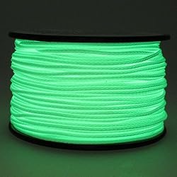 Glow-in-The-Dark 1.18mm x 125' Micro Cord Paracord