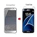 TANTEK [2-Pack Screen Protector for Samsung Galaxy S7,Tempered Glass Film,Ultra Clear,Anti Scratch,Bubble Free,Case Friendly