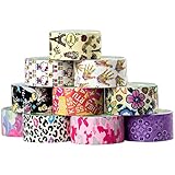 10 Rolls Printed Duck Brand Duct Tape Bulk Lot Patterns Art Crafts Printed DIY 100yds Hello Kitty
