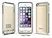 Veetop 3100mAh Compatible with Apple iPhone 6 4.7 inch External Battery Case Power Backup with Two (2) Interchangeable Frames, No Signal Reduction (Gold, Clear / Black Frame)