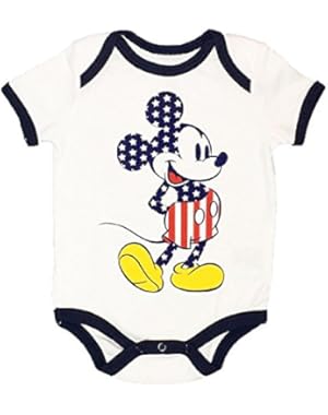 Minnie Mouse 4th of July Independence Day Baby Girls Bodysuit