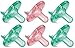 Philips AVENT BPA Free Soothie Pacifier, Green/Pink, 3+ Months, 6 pack
