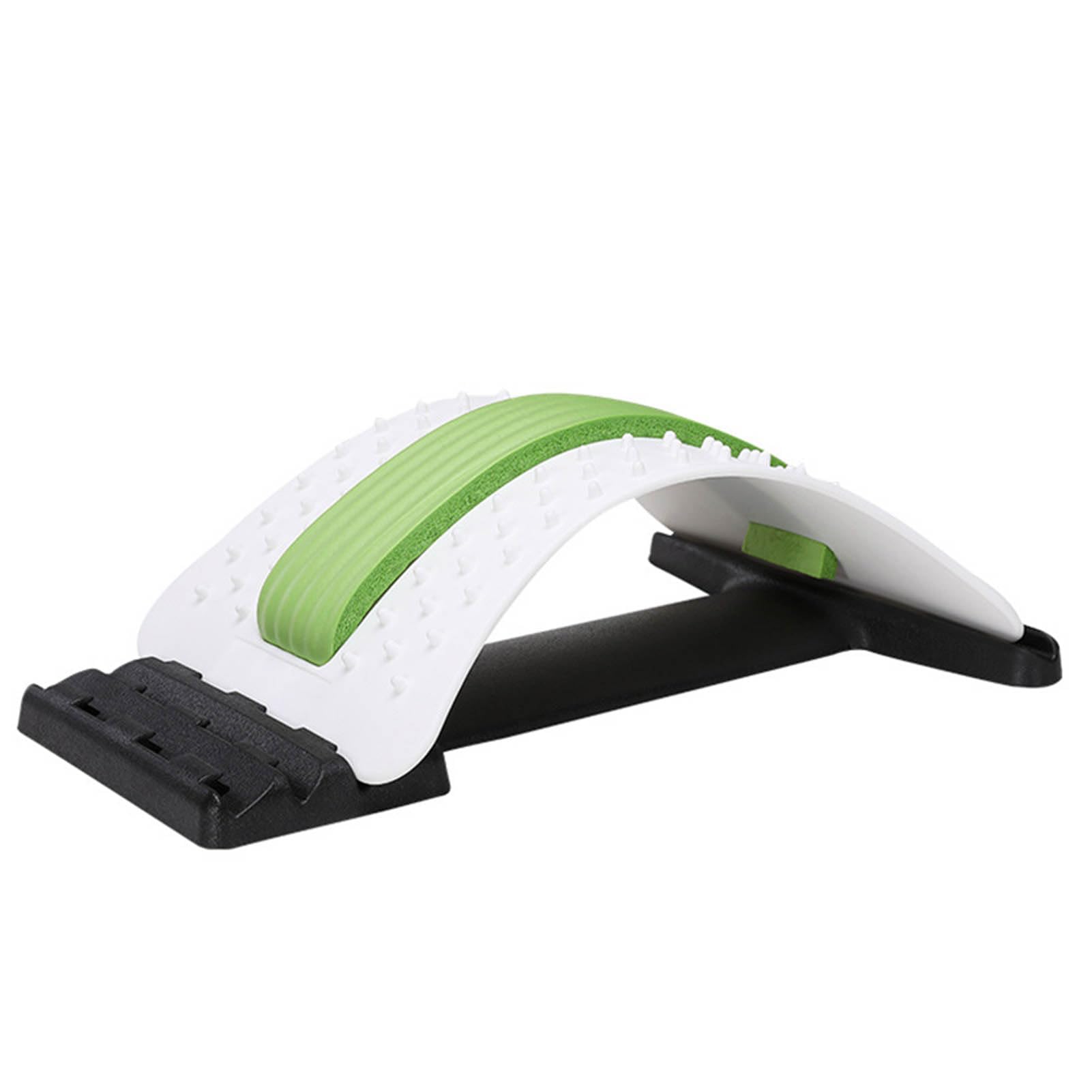 jiuzcare Back Stretcher for Lower and Upper Back Massage Lumbar Stretcher Posture Corrector Support for an Office Chair for Muscle Tension Fitness, Green — image 1