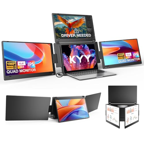KYY Quad Portable Monitor