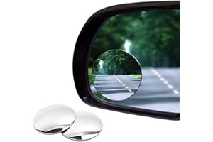 RIGHTWELL Blind Spot Car Mirror, 2 Pack, 5 cm Round Rear View Convex Mirrors for Cars, SUVs, Motorcycles, Trucks, Trailers, H