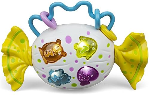Baby Candy Shaped Musical Toy With Numbers And Lullaby Songs And Silly Laughter Sounds Twist Sounds And Rattles For Little Toddlers