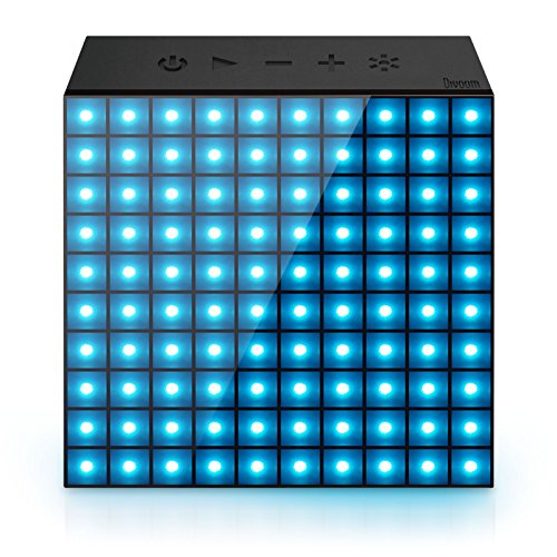 Divoom Aurabox Bluetooth 4.0 Smart LED Speaker with APP Control for Pixel Art Creation (Black)